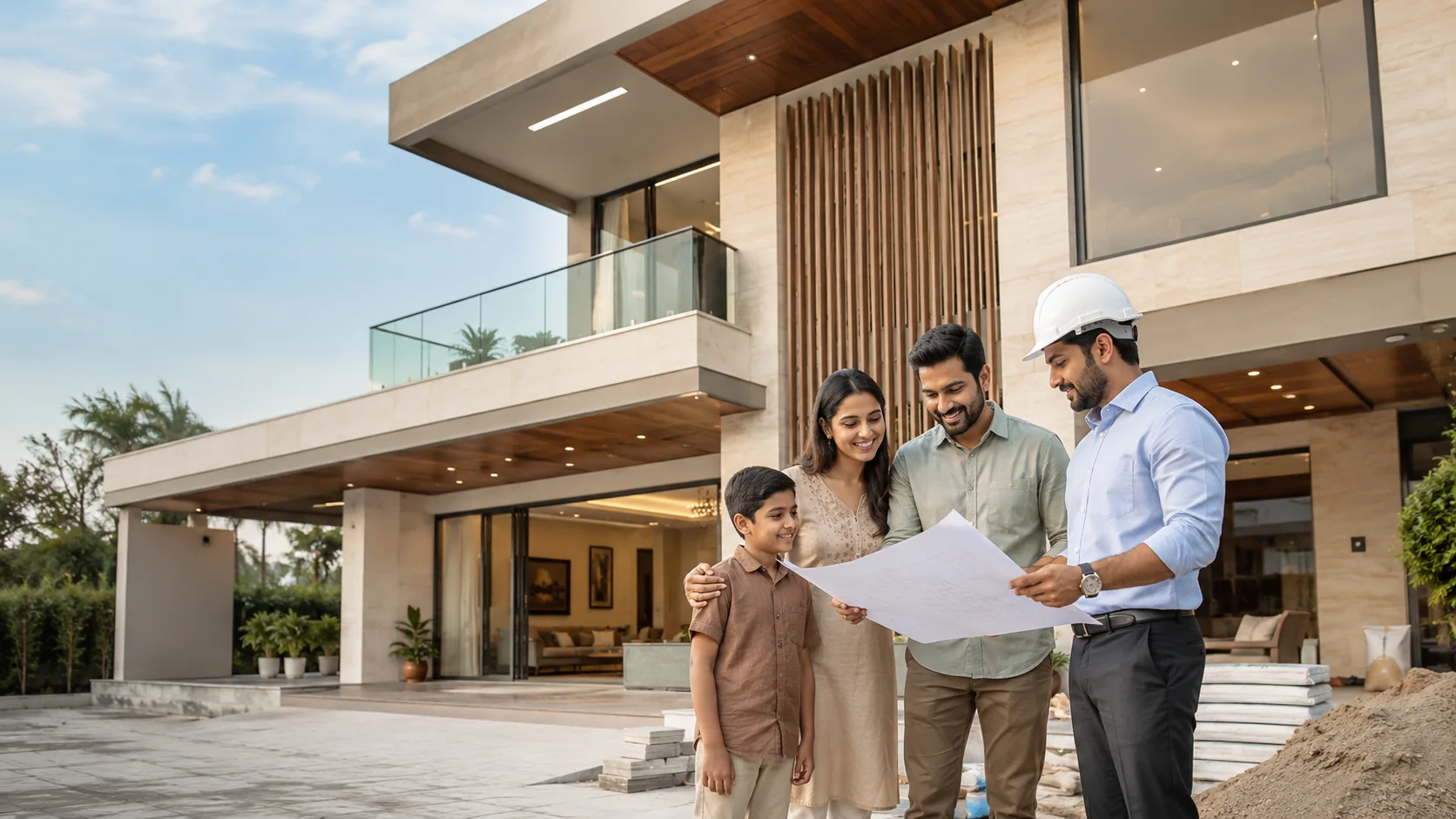 Modern home construction consultation